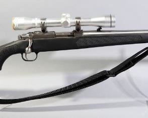 Ruger All-Weather 77/44 .44 REM Mag Bolt Action Rifle SN# 740-07853, With Simmons Scope And Nylon Sling
