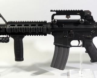 DPMS Panther Arms A-15 .223 / 5.56mm Rifle SN# F088606K, Laser Light, Pistol Grip, Adjustable Stock, Carry Handle
