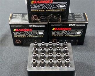 Barnes Tac-XPD 9mm Luger + P Ammo, Approx 80 Rds, Local Pickup Only
