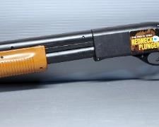 Humorous Prefer Guns Over Women Metal Sign And The Poo Is Thru Redneck Plunger, Makes Sound When Fired