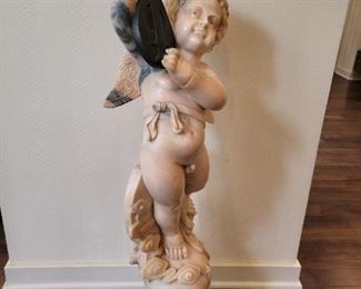Large Marble Putti/Angel. 
