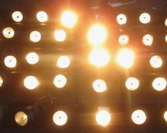 LOT OF 5 LIGHT PROFESSIONAL STUDIO LIGHTS WITH HANGERS ON UNISTRUT