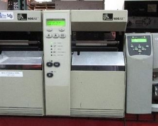 LOT OF 3 ZEBRA ELECTRONICS INCLUDING 105SL, S4M