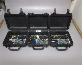 LOT OF 3 LIGHTING BOXES IN PELICAN 1200 CASES