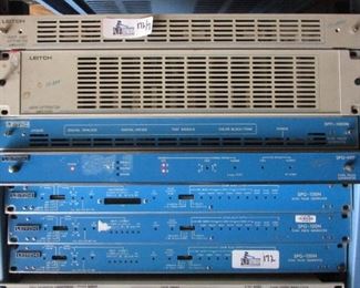 LOT OF 7 LEITCH INCLUDING FR-681AV, FR-884 WITH CARDS, SPG-1300N, SPG-141P, SPG-120N