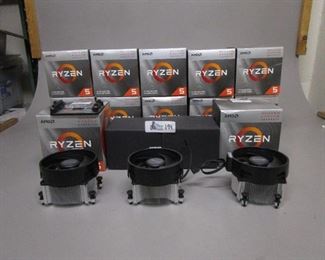 BOX AMD RYZEN PROCESSOR FANS INCLUDING SOME IN ORIGINAL BOXES