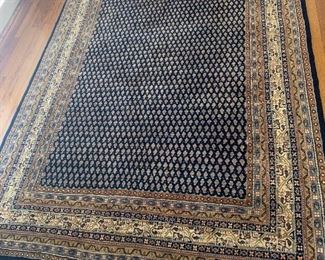 Approx 6' x 9'.' Indian Mir/ Saraband rug, 50 years old exc condition