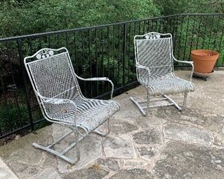 wrought iron rockers