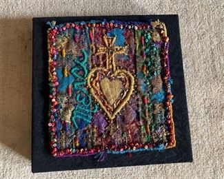 "Merci" by Judy Goolsbyembroidered multi media 