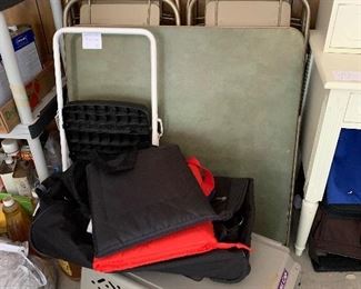 2 samsonite card table and chairs complete and and vintage fresh