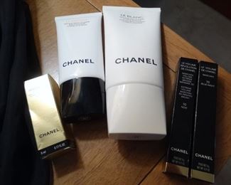 Chanel lotions, lips, and eyes!