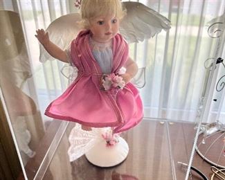 Angel in a lucite Case