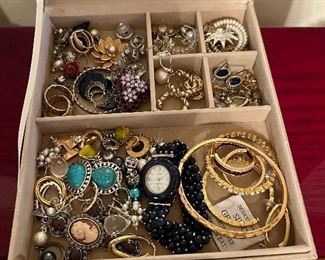 Large Selection of Sterling & Costume Jewelry
