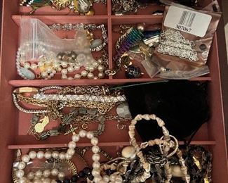 Sterling Silver, Pearls & Costume Jewelry