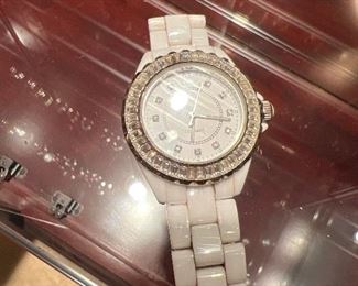 Ceramic White watch by Adrienne 