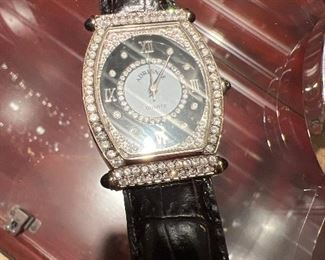 Rhinestone watch by Adrienne 