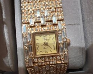 Rhinestone watch 