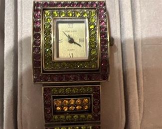Heidi Daus rhinestone watch 
