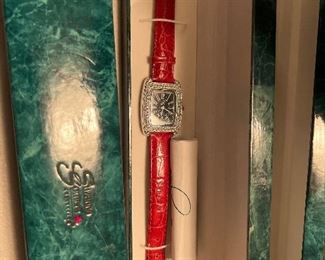 Rhinestone watch Suzanne Somers 