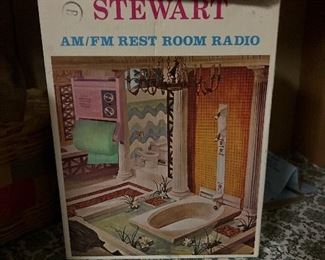 Radio toilet paper dispenser 