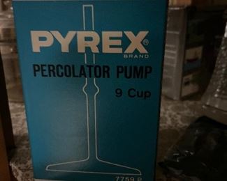 Pyrex percolator pump