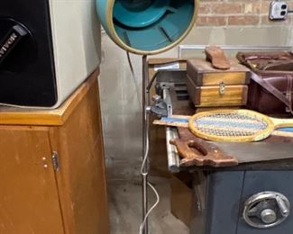 Turquoise hair dryer