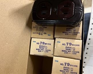 Bakelite double wide contacts