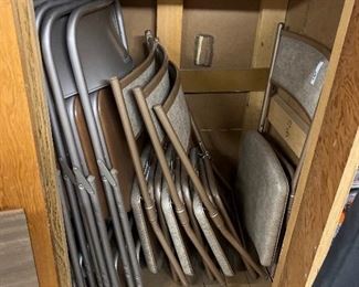 Folding chair and storage box