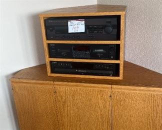 110 Record Player And Cabinet