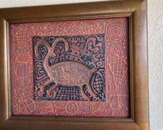 151 Charles Huckeba Multi Media Art Coso Bighorn Spring