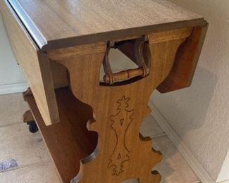 164 Drop Leaf Bar Cart