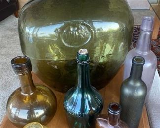 169 Vintage Glass Bottles