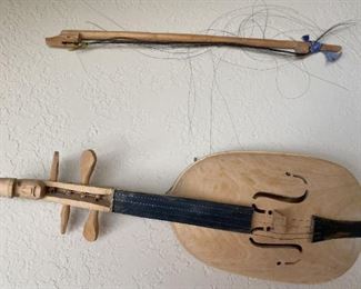 180 Mexican Primitive Hand Carved Violin