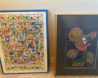 181 Famed Painting On Bark Armando Rojas Painting