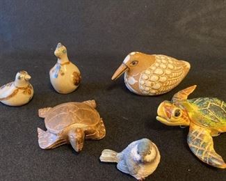 Br136 Tonala Mexico Clay Quails Other Birds  Turtles