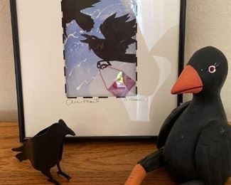 Br145 Crow Art Decor