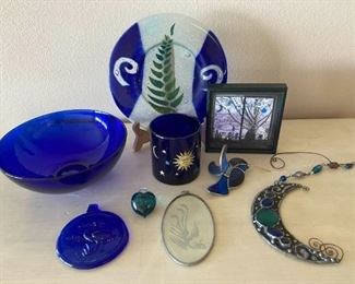 Decorative Cobalt Blue Glassware