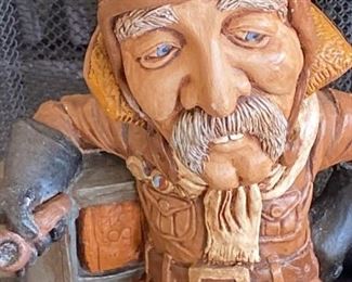 Fr030 Vintage 1974 Juta Sangthaweep Chalkware Pilot Why Yes I Fly