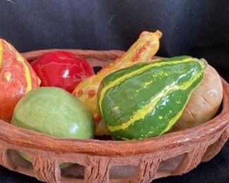 Fr031 Ceramic Vegetables Gourds Bowl