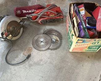 G308 Skilsaw And Makita Sander