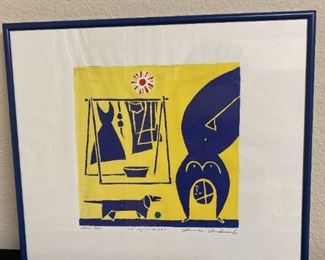 Lr011 Wash Day Limited Block Print By Linnea Lundmark