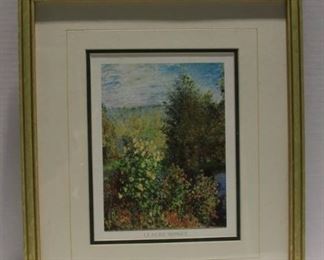 Claude Monet Framed and Matted Print
