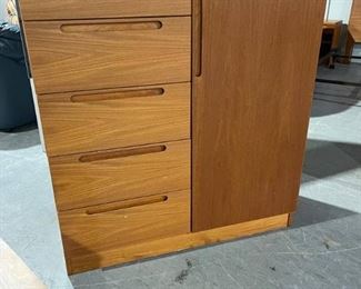 Danish MCM Teak Gentlemans Chest by Jesper