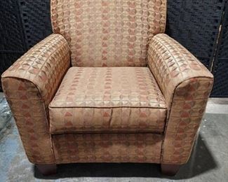 Modern Patterned Accent Arm Chair