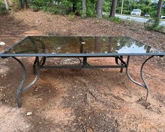 Outdoor Cast Aluminum Rectangle Table