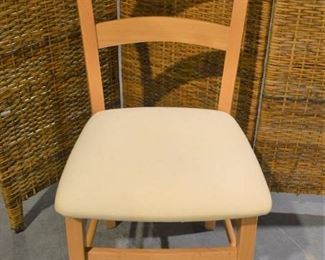 Retro Style Kitchen Chair Cloth Seat