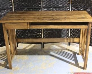 Rustic Writing Desk with Drawers