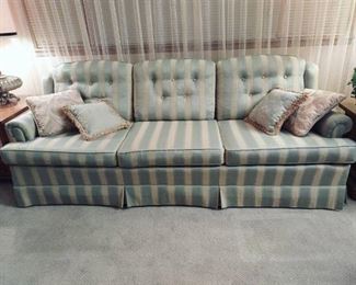 Vintage upholstered sofa
