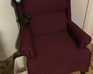 Maroon chair