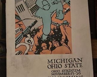 Extremely rare 1926 Ohio State Homecoming game program versus Michigan.